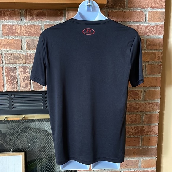 Under Armour Any Hoop Any Time Basketball Black Shirt - Picture 3 of 4